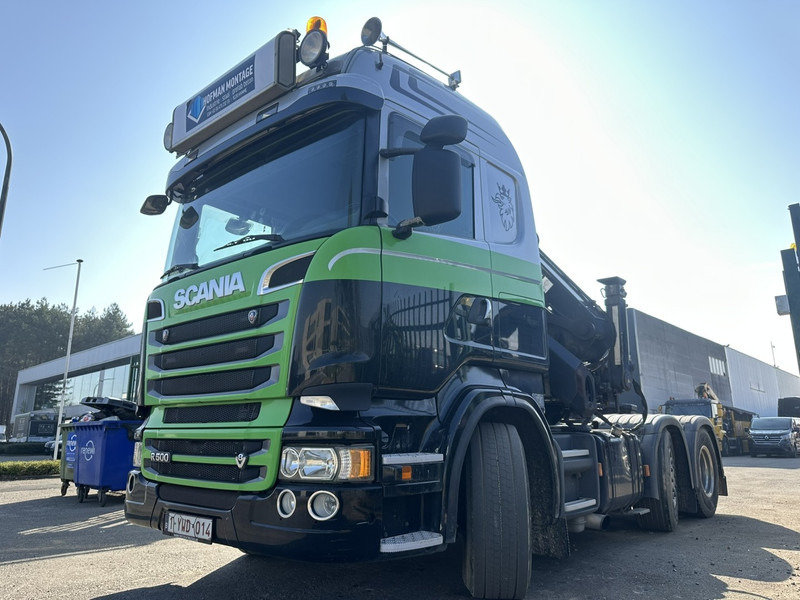 Scania R500 V8 6x2 TRACTOR + CRANE MKG HLK 231 HP (23tm) - 4x HYDR - RADIO - RETARDER - MANUAL - LIFT + STEERING AXLE - Sattelzugmaschine: das Bild 4 Scania R500 V8 6x2 TRACTOR + CRANE MKG HLK 231 HP (23tm) - 4x HYDR - RADIO - RETARDER - MANUAL - LIFT + STEERING AXLE - Sattelzugmaschine: das Bild 4