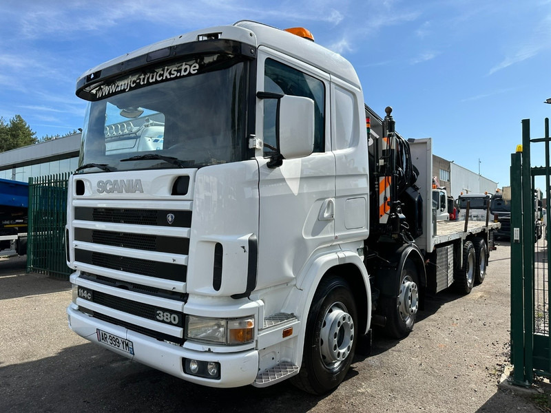 Scania 114C-380 8x4 + CRANE HIAB 700 E-5 - PLATFORM 6m80 + TWISTLOCKS - MANUAL - RETARDER - STEEL SPRING / BIG AXLE HUB REDUCTION - AP ACHSEN - Autokran: das Bild 3 Scania 114C-380 8x4 + CRANE HIAB 700 E-5 - PLATFORM 6m80 + TWISTLOCKS - MANUAL - RETARDER - STEEL SPRING / BIG AXLE HUB REDUCTION - AP ACHSEN - Autokran: das Bild 3