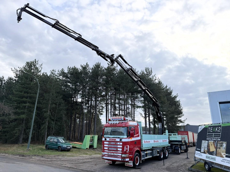 Scania 164L-480 V8 6x4 + CRANE HIAB 350-4 + JIB 90-4 - *TOP CONDITION* - ROTATOR - RADIO - RETARDER - STEEL SPRING / HUB REDUCTION - BE TRUCK - Autokran: das Bild 4 Scania 164L-480 V8 6x4 + CRANE HIAB 350-4 + JIB 90-4 - *TOP CONDITION* - ROTATOR - RADIO - RETARDER - STEEL SPRING / HUB REDUCTION - BE TRUCK - Autokran: das Bild 4