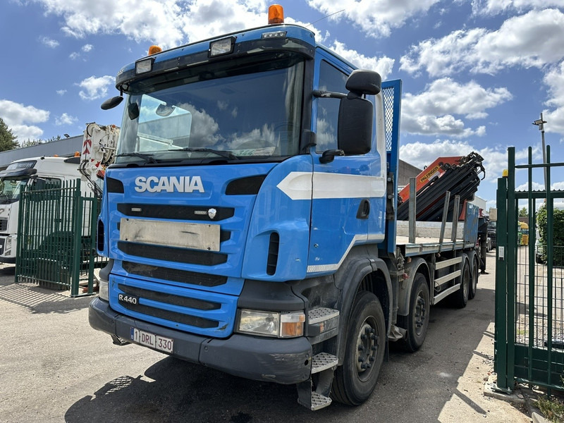 Scania G440 8x4 + (25m!) CRANE PALFINGER PK78002 SH G 8x + WINCH - PLATFORM 6m25 - MANUAL - HUB REDUCTION - STEEL SPRING - EURO 5 - BE TRUCK - Autokran: das Bild 4 Scania G440 8x4 + (25m!) CRANE PALFINGER PK78002 SH G 8x + WINCH - PLATFORM 6m25 - MANUAL - HUB REDUCTION - STEEL SPRING - EURO 5 - BE TRUCK - Autokran: das Bild 4