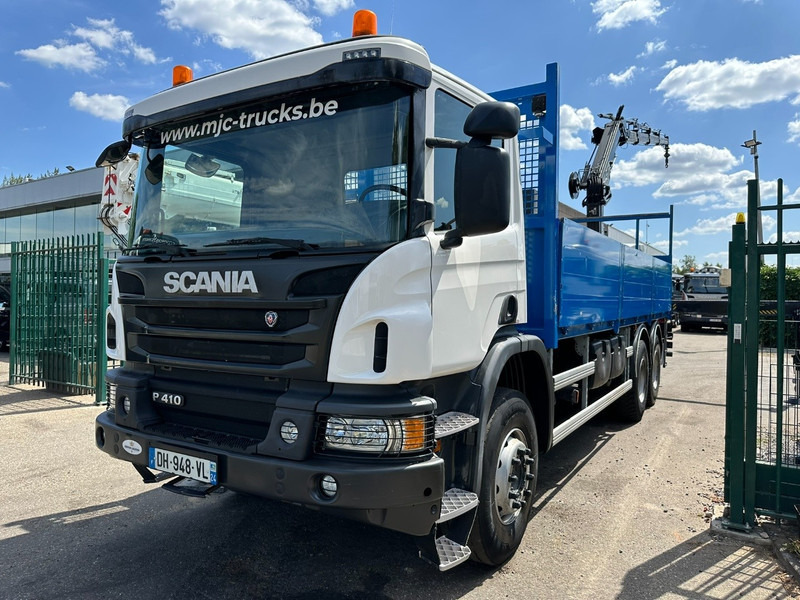 Scania P410 6x4 + CRANE HIAB 166 ES-4 - RETARDER - ROTATOR - PLATFORM 6m80 - BIG AXLES HUB REDUCTION - STEEL SPRING - Autokran: das Bild 4 Scania P410 6x4 + CRANE HIAB 166 ES-4 - RETARDER - ROTATOR - PLATFORM 6m80 - BIG AXLES HUB REDUCTION - STEEL SPRING - Autokran: das Bild 4