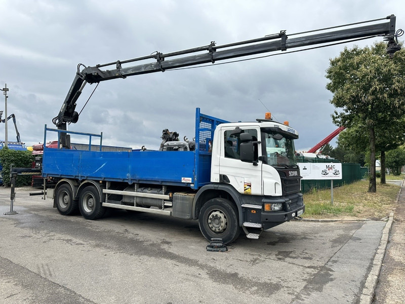Scania P410 6x4 + CRANE HIAB 166 ES-4 - RETARDER - ROTATOR - PLATFORM 6m80 - BIG AXLES HUB REDUCTION - STEEL SPRING - Autokran: das Bild 2 Scania P410 6x4 + CRANE HIAB 166 ES-4 - RETARDER - ROTATOR - PLATFORM 6m80 - BIG AXLES HUB REDUCTION - STEEL SPRING - Autokran: das Bild 2