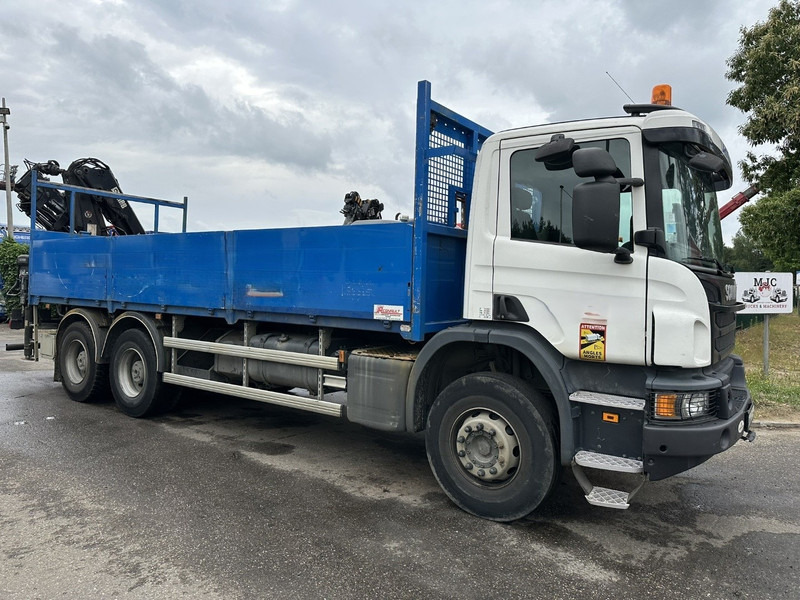 Scania P410 6x4 + CRANE HIAB 166 ES-4 - RETARDER - ROTATOR - PLATFORM 6m80 - BIG AXLES HUB REDUCTION - STEEL SPRING - Autokran: das Bild 2 Scania P410 6x4 + CRANE HIAB 166 ES-4 - RETARDER - ROTATOR - PLATFORM 6m80 - BIG AXLES HUB REDUCTION - STEEL SPRING - Autokran: das Bild 2