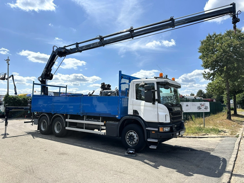 Scania P410 6x4 PRITSCHE + KRAN HIAB 166 ES-4 - RETARDER - ROTATOR - PLATFORM 6m80 - BIG AXLES HUB REDUCTION - STEEL SPRING - Pritsche LKW, Autokran: das Bild 2 Scania P410 6x4 PRITSCHE + KRAN HIAB 166 ES-4 - RETARDER - ROTATOR - PLATFORM 6m80 - BIG AXLES HUB REDUCTION - STEEL SPRING - Pritsche LKW, Autokran: das Bild 2