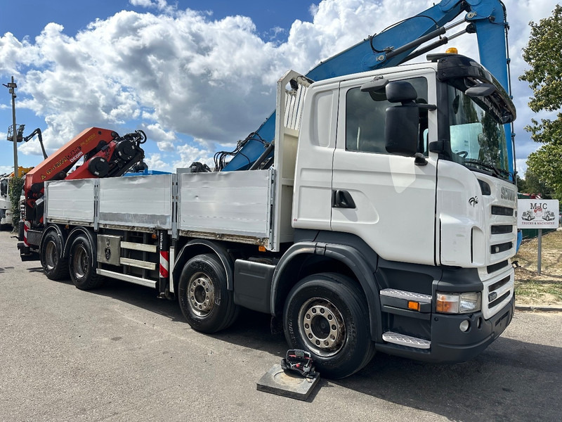 Scania R420 8x4 + CRANE PALFINGER PK44002 F (7x) + Rotator - 6m50 platform - Manual - - Pritsche LKW, Autokran: das Bild 1 Scania R420 8x4 + CRANE PALFINGER PK44002 F (7x) + Rotator - 6m50 platform - Manual - - Pritsche LKW, Autokran: das Bild 1