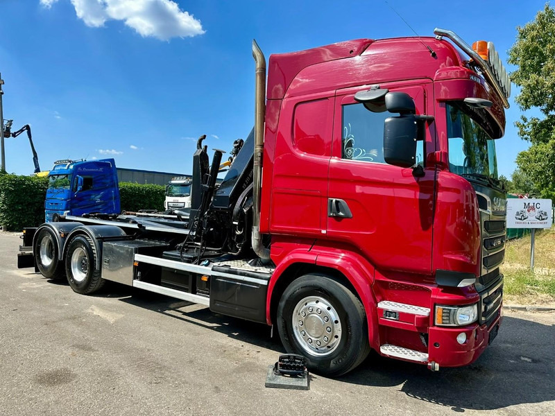 Scania R580 6X2 V8 HOOKLIFT + CRANE HIAB 211 E-4 HIPRO - ROTATOR - RETARDER - ALCOA ALU - RADIO - NL TRUCK - Abrollkipper, Autokran: das Bild 2 Scania R580 6X2 V8 HOOKLIFT + CRANE HIAB 211 E-4 HIPRO - ROTATOR - RETARDER - ALCOA ALU - RADIO - NL TRUCK - Abrollkipper, Autokran: das Bild 2