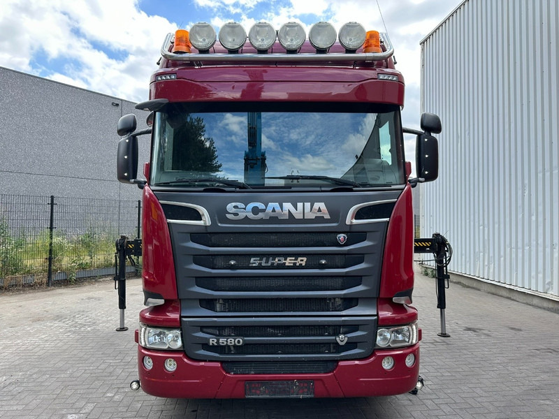 Scania R580 6X2 V8 HOOKLIFT + CRANE HIAB 211 E-4 HIPRO - ROTATOR - RETARDER - RADIO - NL TRUCK - Abrollkipper, Autokran: das Bild 2 Scania R580 6X2 V8 HOOKLIFT + CRANE HIAB 211 E-4 HIPRO - ROTATOR - RETARDER - RADIO - NL TRUCK - Abrollkipper, Autokran: das Bild 2
