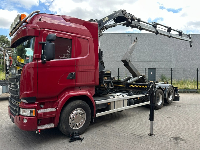 Scania R580 6X2 V8 HOOKLIFT + CRANE HIAB 211 E-4 HIPRO - ROTATOR - RETARDER - RADIO - NL TRUCK - Abrollkipper, Autokran: das Bild 3 Scania R580 6X2 V8 HOOKLIFT + CRANE HIAB 211 E-4 HIPRO - ROTATOR - RETARDER - RADIO - NL TRUCK - Abrollkipper, Autokran: das Bild 3