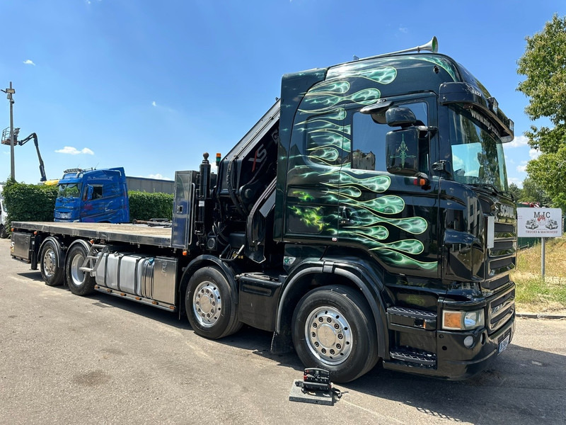 Scania R620 8x2 PRITSCHE + KRAN HIAB 800 EP-5 HIPRO - RETARDER - LIFT/STEERING AXLE - HIGHLINE SLEEPER - LEATHER - ALCOA - Pritsche LKW, Autokran: das Bild 1 Scania R620 8x2 PRITSCHE + KRAN HIAB 800 EP-5 HIPRO - RETARDER - LIFT/STEERING AXLE - HIGHLINE SLEEPER - LEATHER - ALCOA - Pritsche LKW, Autokran: das Bild 1