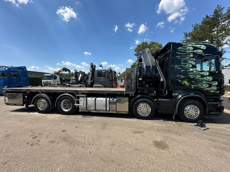 Scania R620 8x2 PRITSCHE + KRAN HIAB 800 EP-5 HIPRO - RETARDER - LIFT/STEERING AXLE - HIGHLINE SLEEPER - LEATHER - ALCOA - Pritsche LKW, Autokran: das Bild 5 Scania R620 8x2 PRITSCHE + KRAN HIAB 800 EP-5 HIPRO - RETARDER - LIFT/STEERING AXLE - HIGHLINE SLEEPER - LEATHER - ALCOA - Pritsche LKW, Autokran: das Bild 5