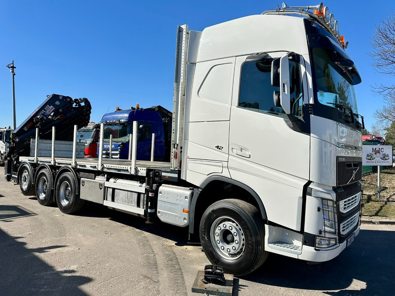 Volvo FH 420 8x4 TRIDEM + KRAAN HIAB 408 E-8 HIPRO + WINCH - 63.000km ONLY - CREWCAB 4 SEATER - PLATFORM 7m - TOP CONDITION - Pritsche LKW, Autokran: das Bild 1 Volvo FH 420 8x4 TRIDEM + KRAAN HIAB 408 E-8 HIPRO + WINCH - 63.000km ONLY - CREWCAB 4 SEATER - PLATFORM 7m - TOP CONDITION - Pritsche LKW, Autokran: das Bild 1