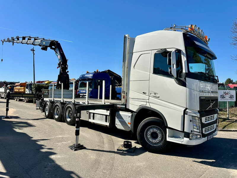 Volvo FH 420 8x4 TRIDEM + KRAAN HIAB 408 E-8 HIPRO + WINCH - 63.000km ONLY - CREWCAB 4 SEATER - PLATFORM 7m - TOP CONDITION - Autokran: das Bild 1 Volvo FH 420 8x4 TRIDEM + KRAAN HIAB 408 E-8 HIPRO + WINCH - 63.000km ONLY - CREWCAB 4 SEATER - PLATFORM 7m - TOP CONDITION - Autokran: das Bild 1