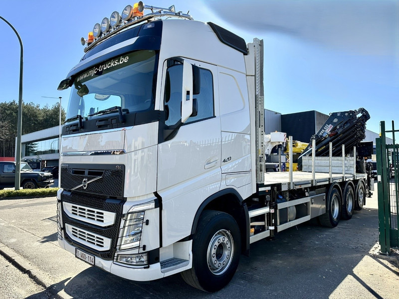 Volvo FH 420 8x4 TRIDEM + KRAAN HIAB 408 E-8 HIPRO + WINCH - 63.000km ONLY - CREWCAB 4 SEATER - PLATFORM 7m - TOP CONDITION - Pritsche LKW, Autokran: das Bild 3 Volvo FH 420 8x4 TRIDEM + KRAAN HIAB 408 E-8 HIPRO + WINCH - 63.000km ONLY - CREWCAB 4 SEATER - PLATFORM 7m - TOP CONDITION - Pritsche LKW, Autokran: das Bild 3