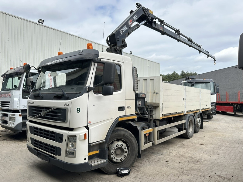 Volvo FM 380 6x2 PLATFORM 6m30 + HIAB 166 E-5 HIDUO - LIFT + STEERING AXLE - Autokran: das Bild 1 Volvo FM 380 6x2 PLATFORM 6m30 + HIAB 166 E-5 HIDUO - LIFT + STEERING AXLE - Autokran: das Bild 1