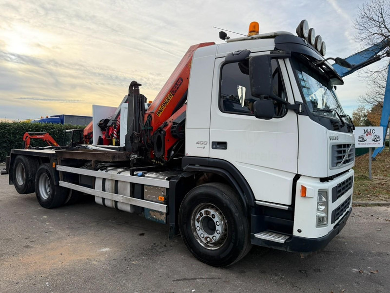 Volvo FM 400 6x2 HOOKLIFT + CRANE PALFINGER PK 15500 B (2x) - 5/6 F - MANUAL - EURO 4 - BE TRUCK - Abrollkipper, Autokran: das Bild 3 Volvo FM 400 6x2 HOOKLIFT + CRANE PALFINGER PK 15500 B (2x) - 5/6 F - MANUAL - EURO 4 - BE TRUCK - Abrollkipper, Autokran: das Bild 3