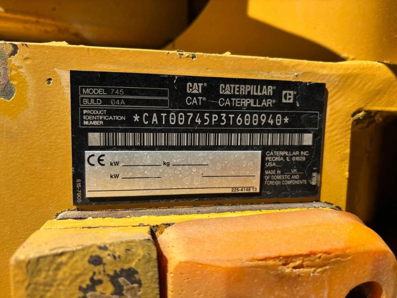 Cat 745 04A - Knickgelenkter Dumper: das Bild 4 Cat 745 04A - Knickgelenkter Dumper: das Bild 4