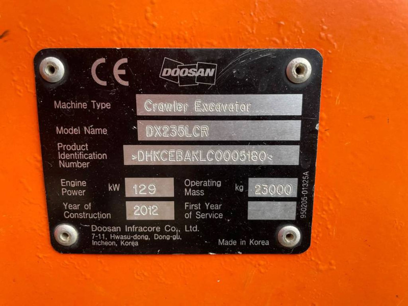 Kettenbagger Doosan DX235LCR: das Bild 6