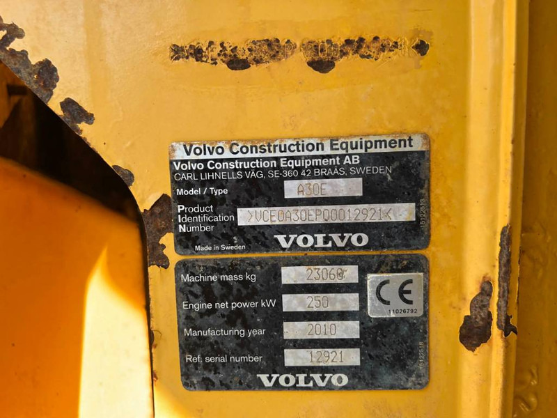 Knickgelenkter Dumper Volvo A 30 E: das Bild 7