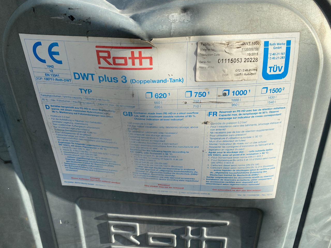 ROTH DWT 1000L - Baugeräte: das Bild 3 ROTH DWT 1000L - Baugeräte: das Bild 3