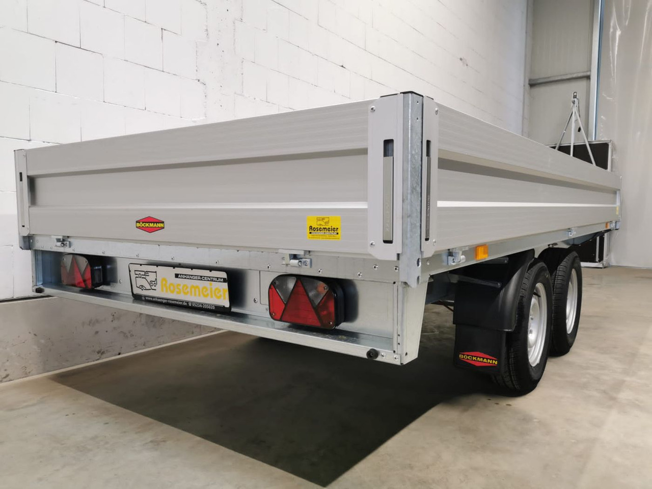 Pritschenanhänger/ Plattformanhänger, Zustand - NEU BOECKMANN HL-AL 3718/27 Eco XXL Hochlader: das Bild 19