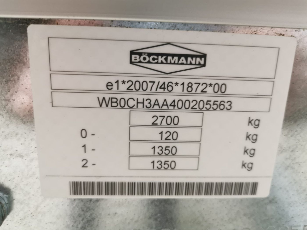 Pritschenanhänger/ Plattformanhänger, Zustand - NEU BOECKMANN HL-AL 3718/27 Eco XXL Hochlader: das Bild 25