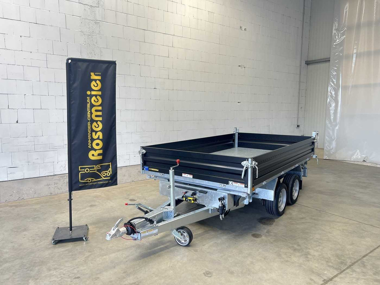 Kipper Anhänger, Zustand - NEU HUMBAUR HTK 3500.31 Stahl Black Dreiseitenkipper: das Bild 25