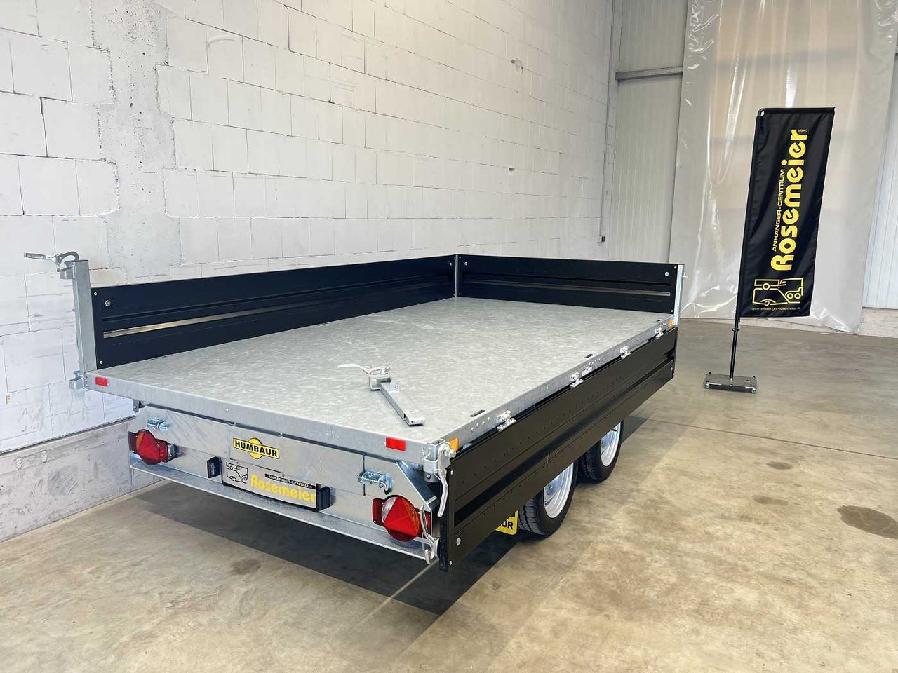 Kipper Anhänger, Zustand - NEU HUMBAUR HTK 3500.31 Stahl Black Dreiseitenkipper: das Bild 16