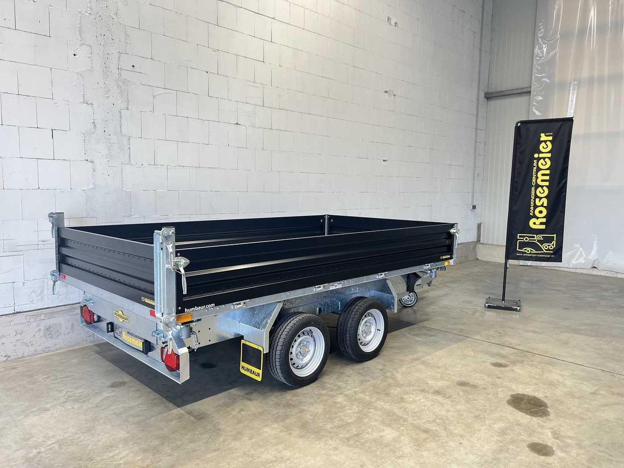 Kipper Anhänger, Zustand - NEU HUMBAUR HTK 3500.31 Stahl Black Dreiseitenkipper: das Bild 21