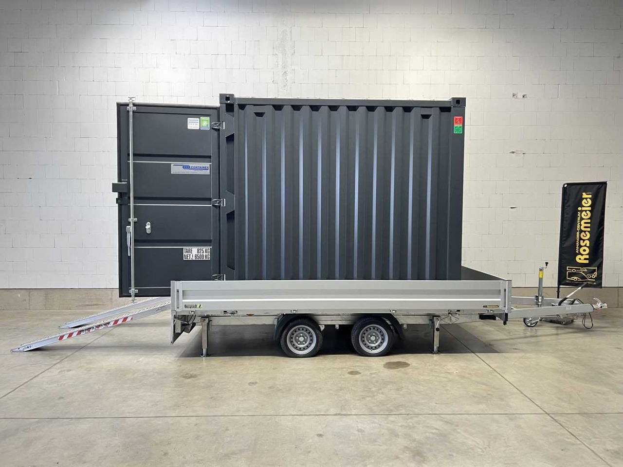 STEDELE Container Hochlader - PKW Anhänger: das Bild 1 STEDELE Container Hochlader - PKW Anhänger: das Bild 1