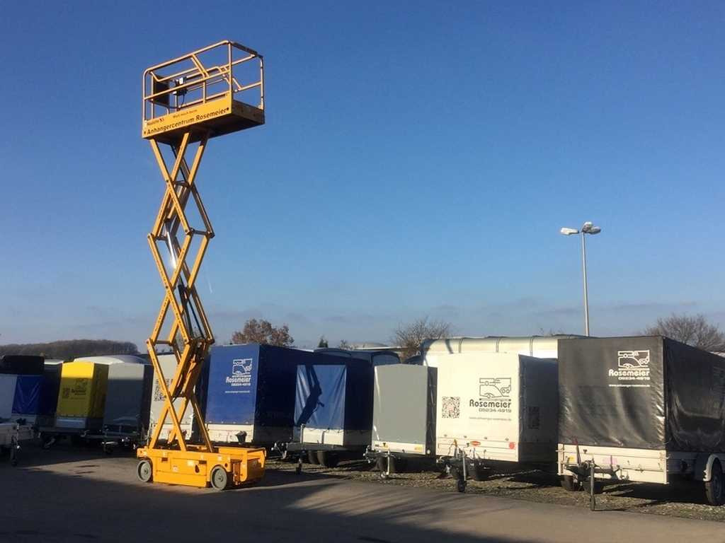 Scherenbühne, Zustand - NEU Scherenbühne Compact 8 Sonderanhänger Mietgerät: das Bild 8