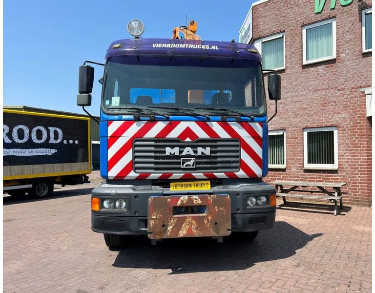 Kipper, Autokran MAN 33 FE 33.410 6X4 KRAAN + KIPPER EURO 2 BLADGEVEERD: das Bild 8