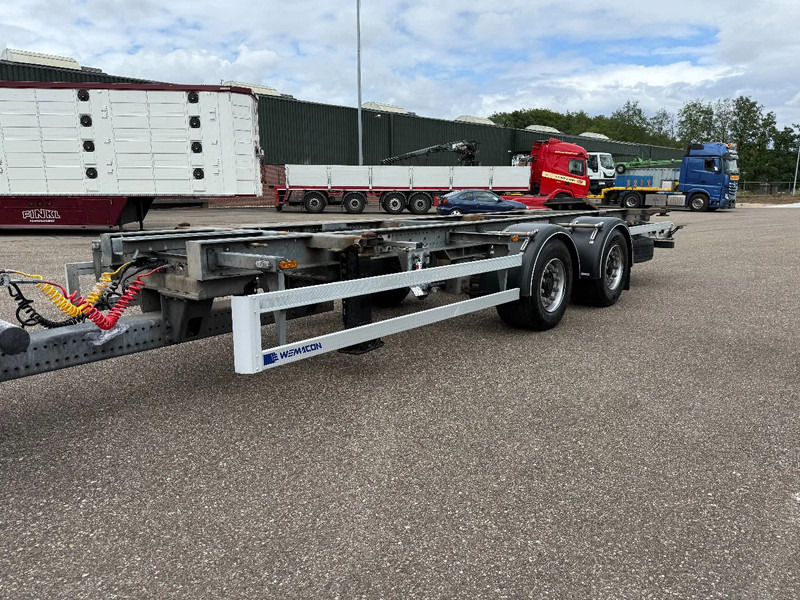 Wecon Wecon BDF aanhangwagen BPW Top staat!!!!!!!!!!! - Container/ Wechselfahrgestell Anhänger: das Bild 2 Wecon Wecon BDF aanhangwagen BPW Top staat!!!!!!!!!!! - Container/ Wechselfahrgestell Anhänger: das Bild 2