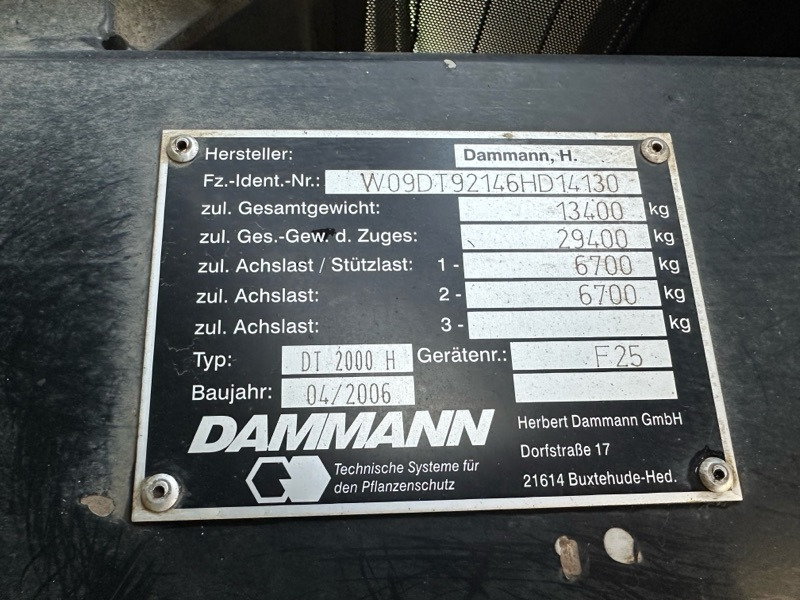 Dammann Trac DT 2000 H - Selbstfahrspritze: das Bild 2 Dammann Trac DT 2000 H - Selbstfahrspritze: das Bild 2