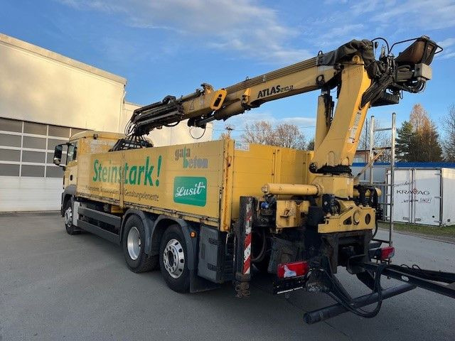 MAN TGS 26.400 Baustoff LKW mit Ladekran Atlas 210.2 - Pritsche LKW, Autokran: das Bild 5 MAN TGS 26.400 Baustoff LKW mit Ladekran Atlas 210.2 - Pritsche LKW, Autokran: das Bild 5