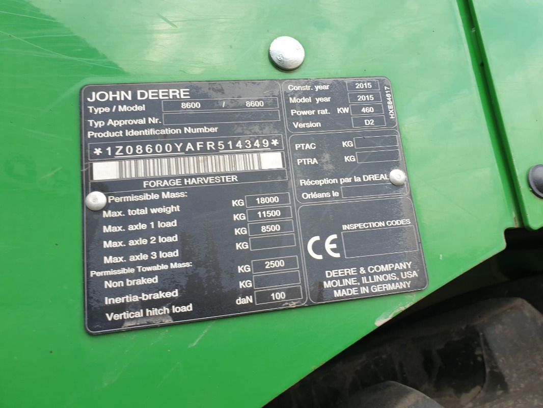 John Deere 8600 - Erntemaschine: das Bild 4 John Deere 8600 - Erntemaschine: das Bild 4