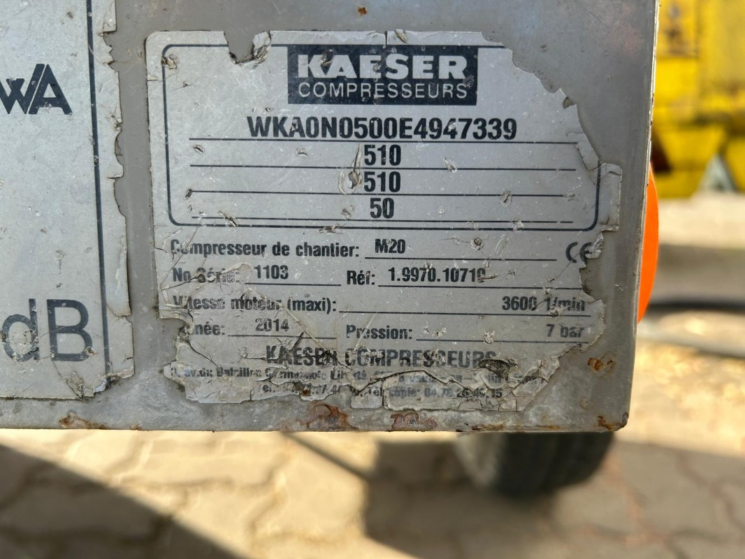 Luftkompressor Kaeser M20 Baustellenkompressor: das Bild 9