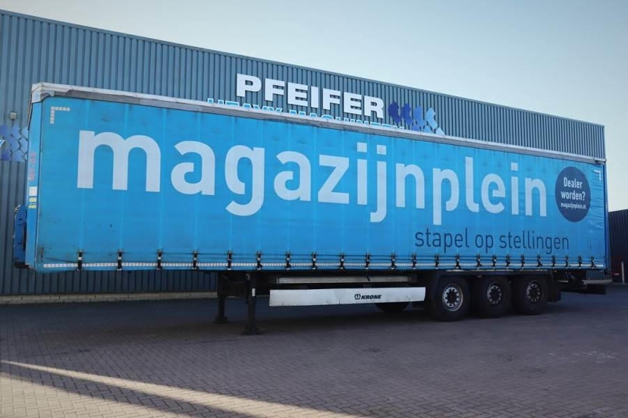 Krone SD Dutch Registration, 3-Axle, Lift Axle, Air Susp - Planenanhänger: das Bild 1 Krone SD Dutch Registration, 3-Axle, Lift Axle, Air Susp - Planenanhänger: das Bild 1
