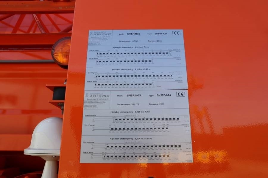 Turmkran Spierings SK597-AT4 Dutch Vehicle Registration, Valid Aboma: das Bild 6