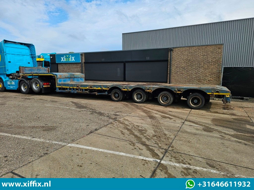 Tieflader Auflieger ES-GE 4-ass. Uitschuifbare semi dieplader / 78 cm. Hoog / 2x naloop gestuurd: das Bild 7