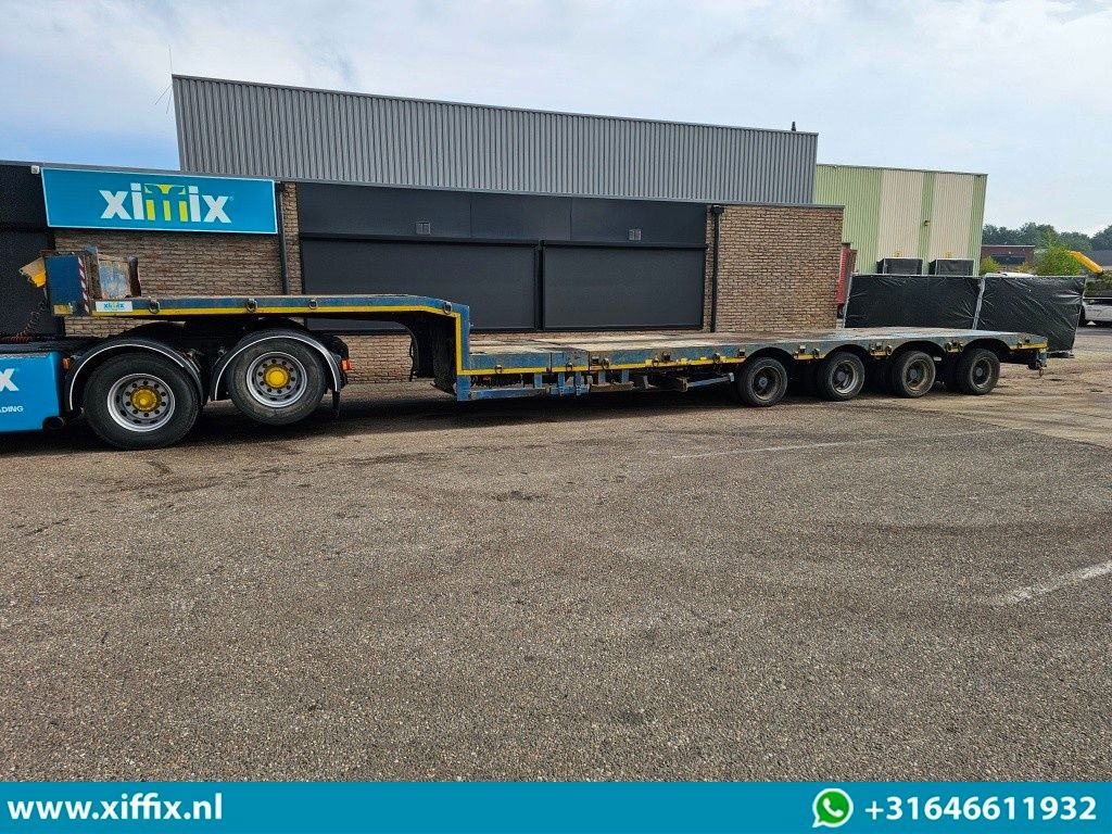 Tieflader Auflieger ES-GE 4-ass. Uitschuifbare semi dieplader / 78 cm. Hoog / 2x naloop gestuurd: das Bild 11