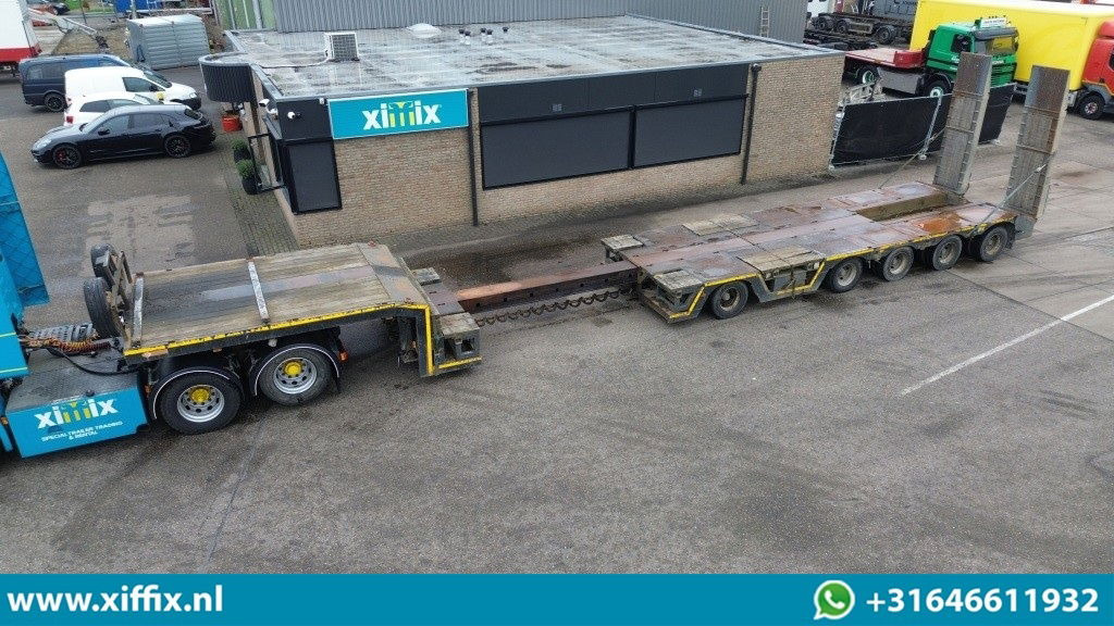 Lintrailers 5-ass. Uitschuifbare semi dieplader met hydr. Kleppen / 275 cm. Bree - Tieflader Auflieger: das Bild 1 Lintrailers 5-ass. Uitschuifbare semi dieplader met hydr. Kleppen / 275 cm. Bree - Tieflader Auflieger: das Bild 1