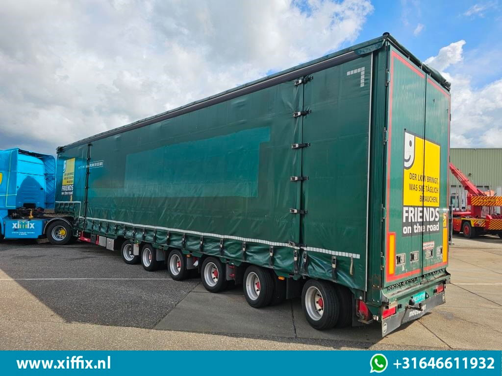 Meusburger 6-ass. Semi dieplader met elektische huifopbouw / 3x naloop gestuurd - Tieflader Auflieger: das Bild 4 Meusburger 6-ass. Semi dieplader met elektische huifopbouw / 3x naloop gestuurd - Tieflader Auflieger: das Bild 4
