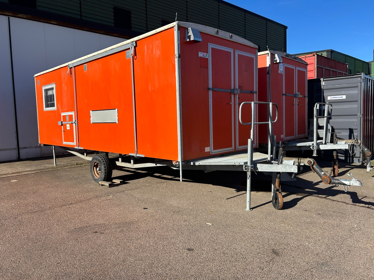 Arbetsvagnar PVTD 6 - Wohncontainer, Anhänger: das Bild 1 Arbetsvagnar PVTD 6 - Wohncontainer, Anhänger: das Bild 1