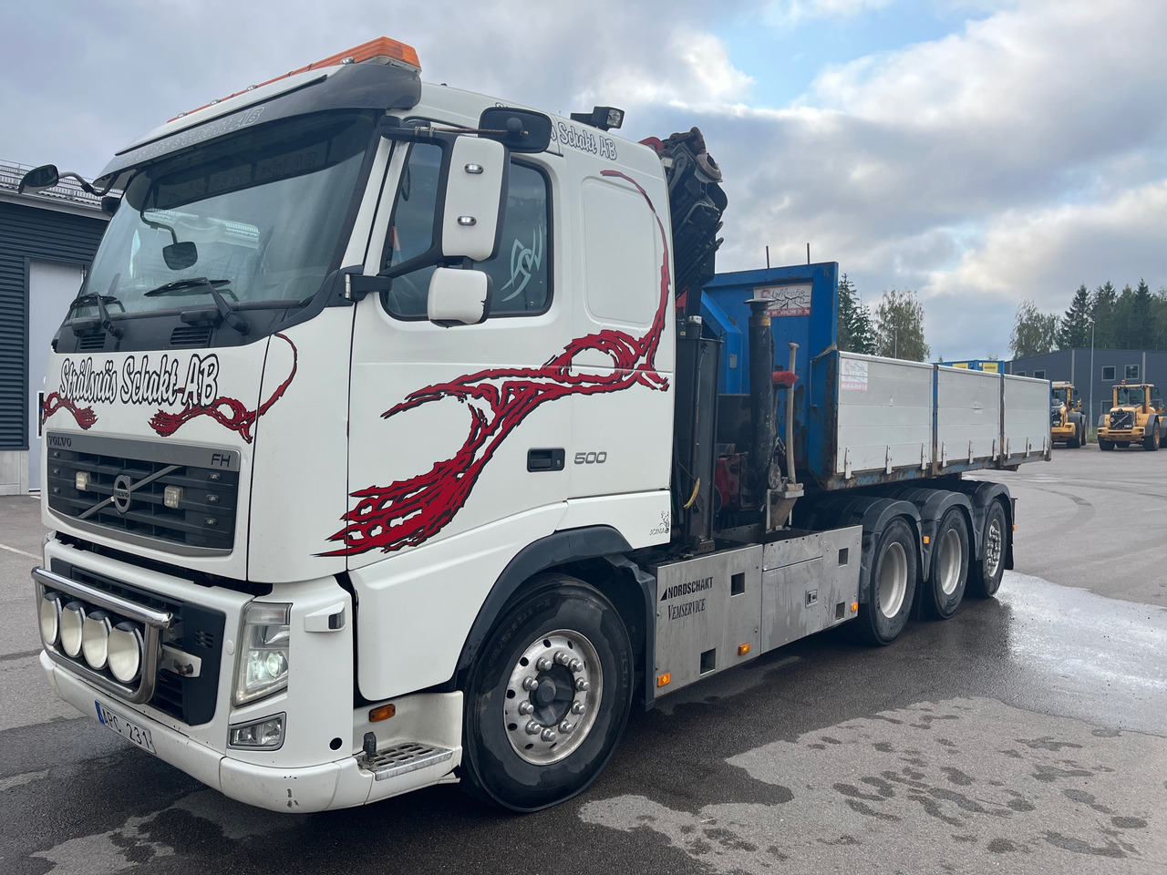 Volvo FH 500 - Autokran: das Bild 1 Volvo FH 500 - Autokran: das Bild 1