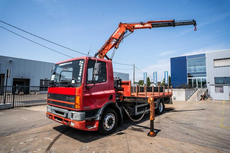 DAF 65.180 - ATLAS 100.1 - Pritsche LKW, Autokran: das Bild 1 DAF 65.180 - ATLAS 100.1 - Pritsche LKW, Autokran: das Bild 1