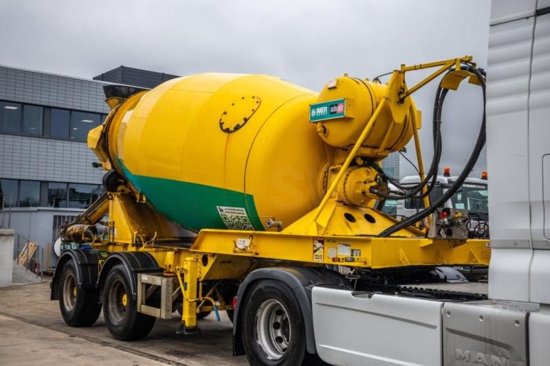 Imer BETON MIXER/MALAXEUR/MISCHER-10M3- STEERING AXLE - Betonmischer Auflieger: das Bild 2 Imer BETON MIXER/MALAXEUR/MISCHER-10M3- STEERING AXLE - Betonmischer Auflieger: das Bild 2