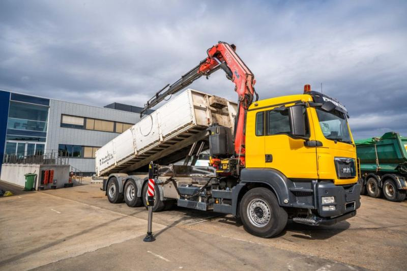 MAN TGS 32.400 BL + Fassi 245A/5x - Kipper, Autokran: das Bild 2 MAN TGS 32.400 BL + Fassi 245A/5x - Kipper, Autokran: das Bild 2