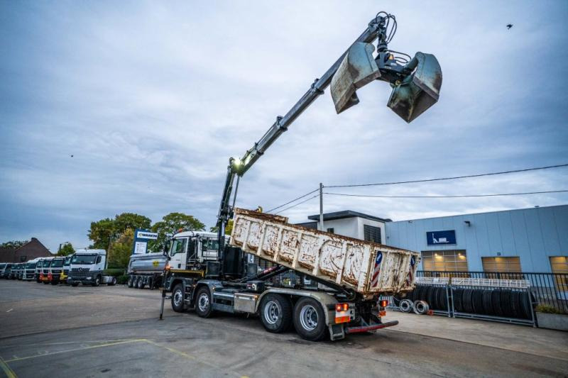 MAN TGS 32.420 BL + HIAB X-HIDUO 188/3x - Abrollkipper, Autokran: das Bild 5 MAN TGS 32.420 BL + HIAB X-HIDUO 188/3x - Abrollkipper, Autokran: das Bild 5