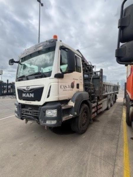 MAN TGS 35.460 BL - HIAB X-HIDUO 228 E-3 - Kipper, Autokran: das Bild 1 MAN TGS 35.460 BL - HIAB X-HIDUO 228 E-3 - Kipper, Autokran: das Bild 1
