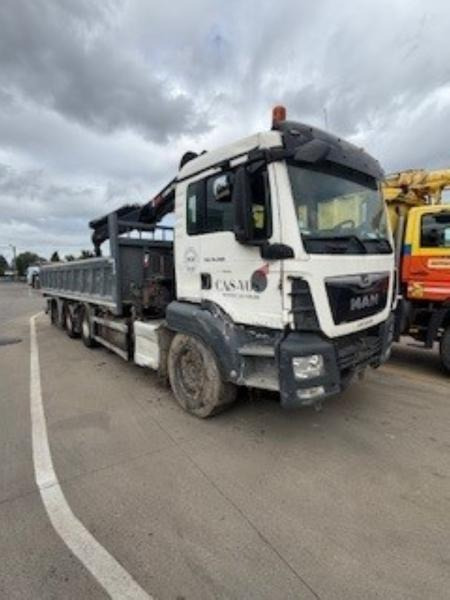 MAN TGS 35.460 BL - HIAB X-HIDUO 228 E-3 - Kipper, Autokran: das Bild 2 MAN TGS 35.460 BL - HIAB X-HIDUO 228 E-3 - Kipper, Autokran: das Bild 2